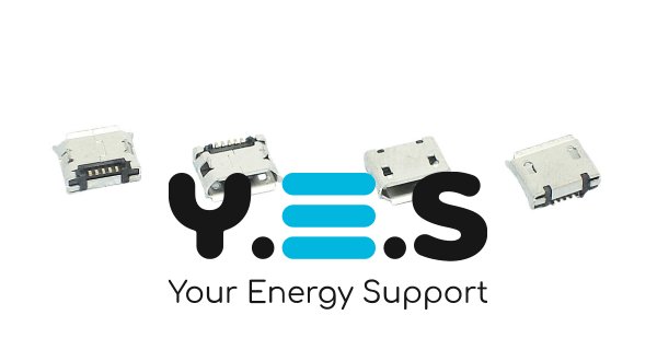 Розʼєм живлення для планшета Micro USB 5 pin, тип USB 18 (RS-MI030)