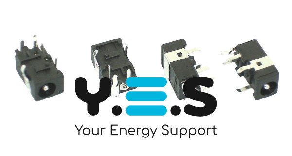 Роз’єм живлення №24 для планшетів та електронних книжок, 1.3×5 мм, 12.5×7.5×6 мм