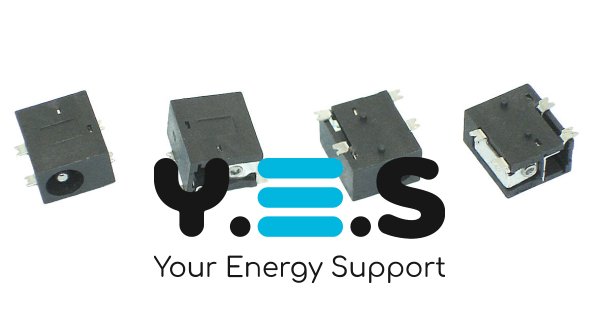 Розʼєм живлення №28 для планшетів та е-книг 1.3×3.7 мм, корпус 9×8×5 мм