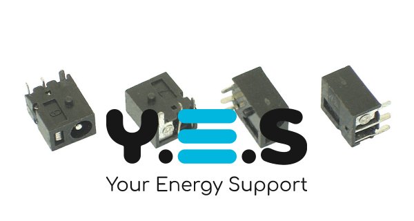 Розʼєм живлення №30 для планшетів і електронних книг 1.3×3.7 мм, 9.5×8×5 мм