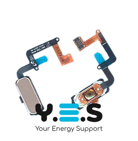 Кнопка HOME з механізмом і шлейфом для Samsung A320, золота