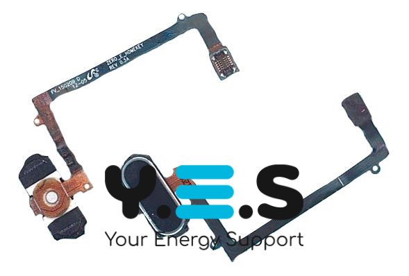 Кнопка HOME з механізмом і шлейфом для Samsung Galaxy S6 Edge SM-G925F, чорна