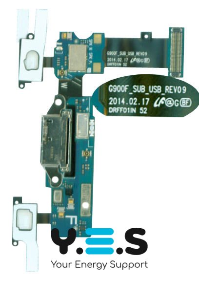 Шлейф роз’єму живлення для смартфона Samsung Galaxy S5 SM-G900F