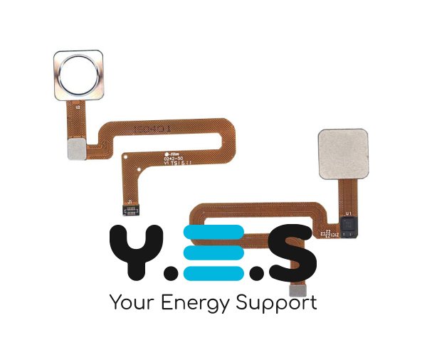 Шлейф зі сканером відбитка пальця для Xiaomi Mi 4S, сріблястий