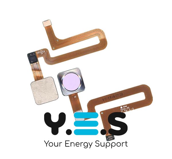 Шлейф зі сканером відбитка пальця для Xiaomi Mi 4S, фіолетовий