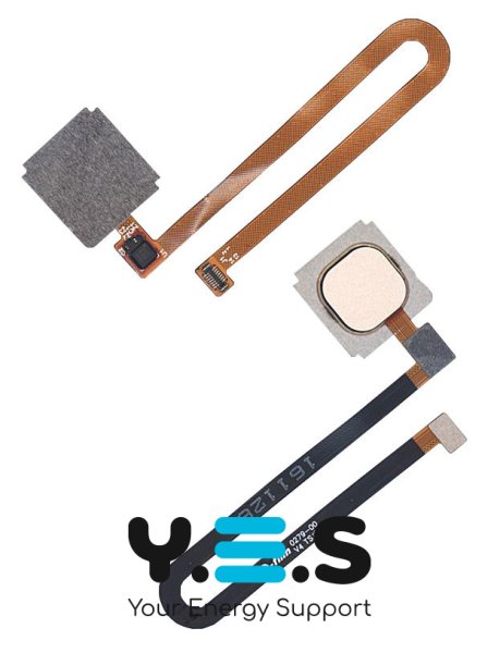 Шлейф зі сканером відбитка пальця для Xiaomi Mi 5S Plus, золотий