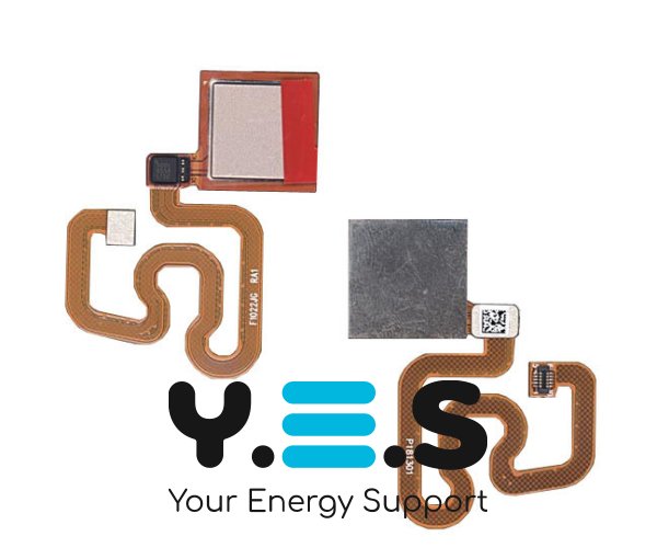 Шлейф кнопки зі сканером відбитка пальця для Xiaomi Redmi 5, золотий