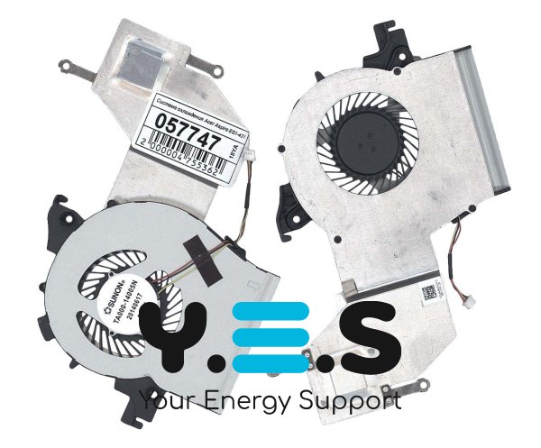 Вентилятор охолодження для ноутбука Acer Aspire ES1-431, 5В 0,25А, 3-pin Sunon