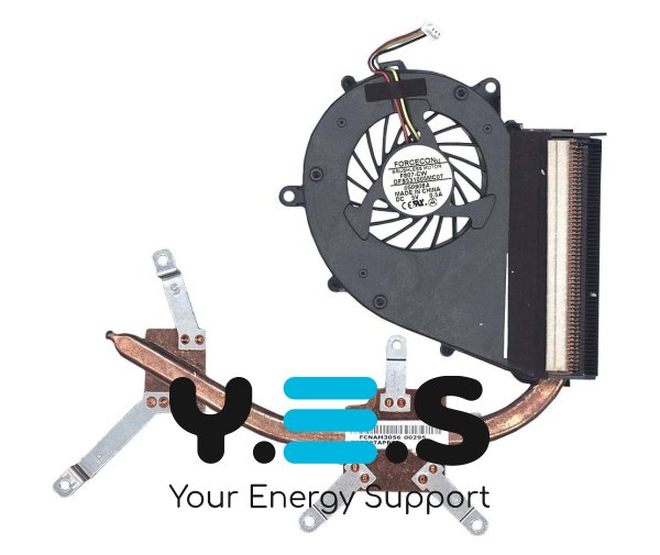 Система охолодження ноутбука BENQ 5V 0,5A 3-pin Forcecon Joybook P53, LC01, LC03, LC12