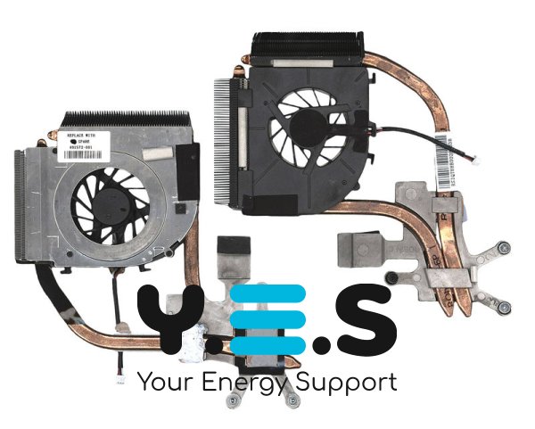 Система охолодження 5V 0,38A 3-pin DELTA для ноутбука HP Pavilion DV5, DV5T (AMD)
