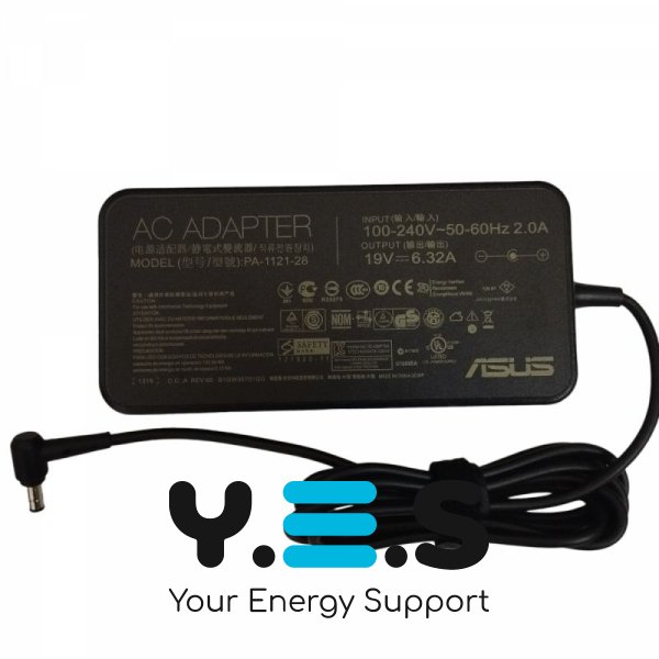 Блок живлення для ноутбука Asus 120Вт 19В 6.32A штекер 5.5×2.5мм PA-1121-28 Original