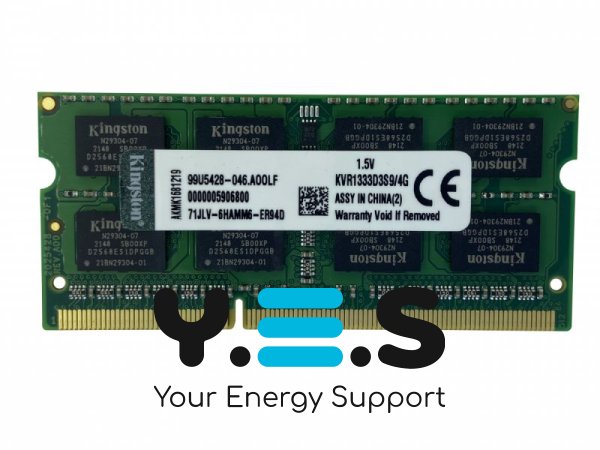 Модуль пам’яті Kingston SODIMM DDR3 4GB 1333MHz 1.5V 204-pin KVR1333D3S9/4G