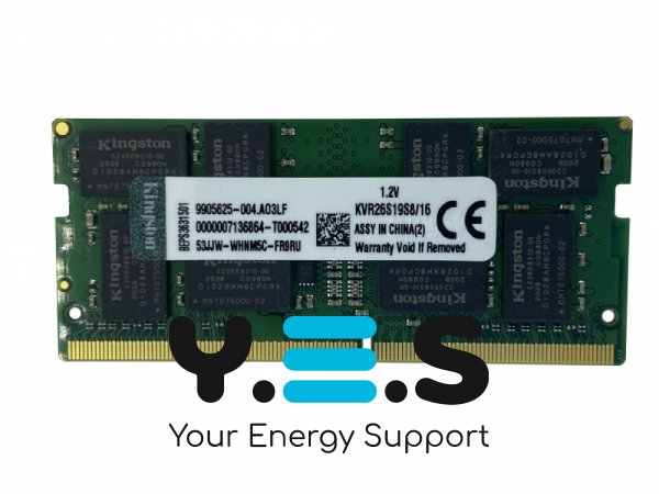 Оперативна пам’ять Kingston SODIMM DDR4 16 ГБ 2666 МГц для ноутбука