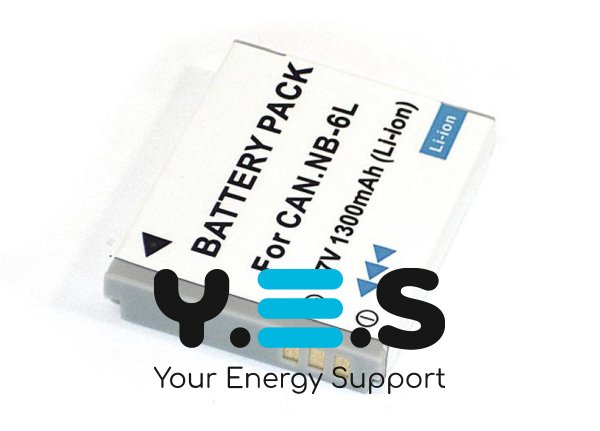 Акумулятор Li‑ion NB‑6L 3.7V 1300 мА·год для Canon Digital IXUS 85