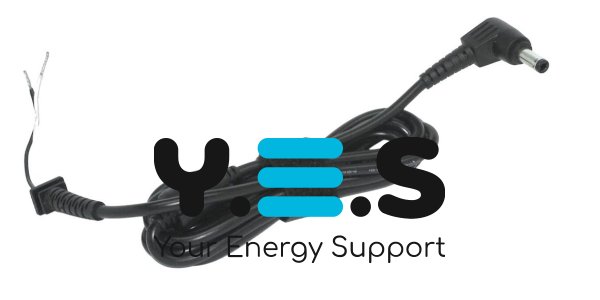 Кабель DC живлення для блока Asus 90W, штекер 5.5×2.5 мм, 2 жили (2×1 мм)