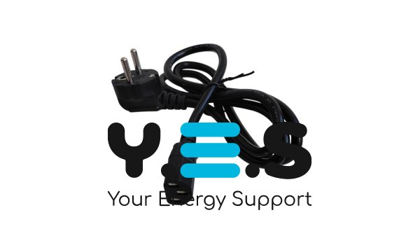 Кабель живлення для ноутбука та адаптера, 1,2 м (настільний)