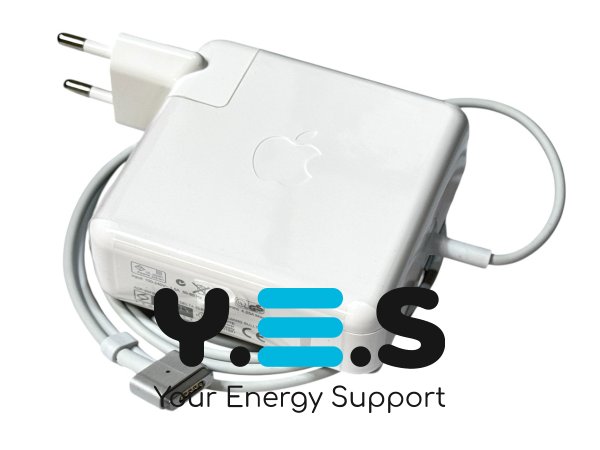 Блок живлення Apple для ноутбука 20V 4.25A 85W MagSafe 2, квадратний, з вилкою