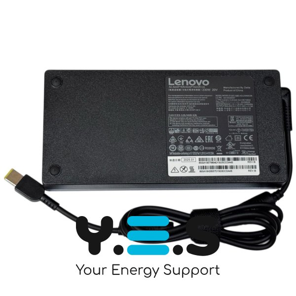Блок живлення для ноутбука Lenovo 20V 11.5A 230W Square USB Slim, без кабелю 220V