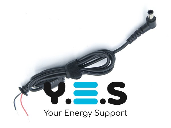 DC-кабель 6.5×4.4+pin для SONY від блока живлення до ноутбука (40/65/90/120W)
