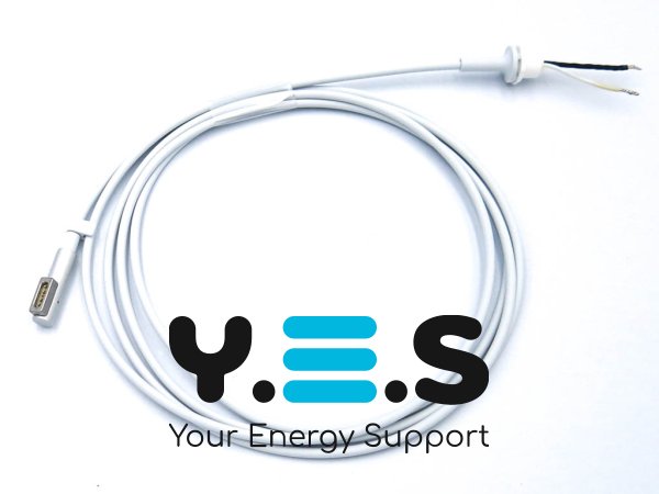 DC-кабель L‑Shape для Apple MagSafe 45W/60W/85W, від блока живлення до ноутбука