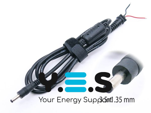 DC-кабель 3.5×1.35 для Fujitsu, від блока живлення до ноутбука (20/45/65/90W)