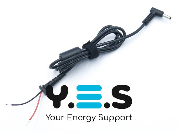 DC-кабель живлення для ASUS 4.5×3.0+Pin (33/45/65/90W), 2 дроти, від блоку до ноутбука