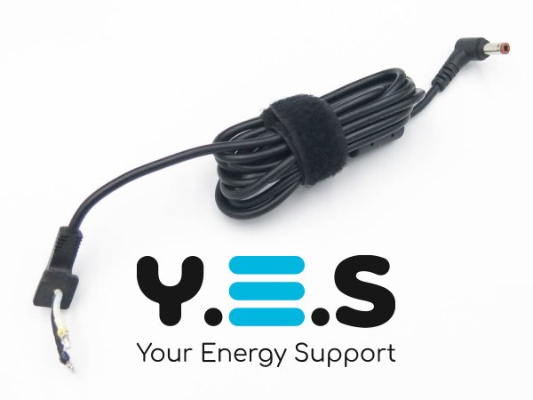 DC кабель живлення 5.5×2.5 для Lenovo, від БЖ до ноутбука (30/45/65/90/120W)