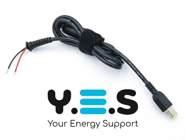 DC кабель живлення USB+Pin для Lenovo 120/135/150/180W, 1.2 м (від блока до ноутбука)