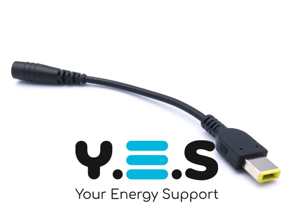 DC‑кабель‑конвертер 5.5×2.5→USB+pin для блока Lenovo 45/65/90W, перехідник