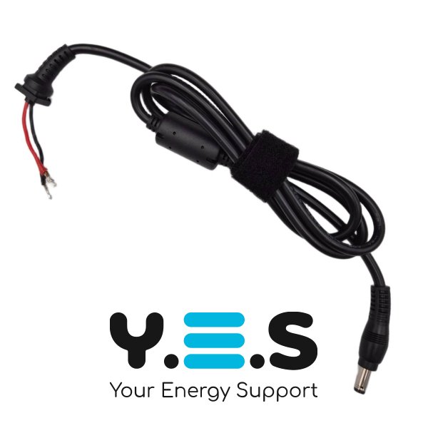 DC-кабель живлення 5.5×2.5 для ASUS/Lenovo/Toshiba 120–180W, прямий, від БЖ до ноутбука