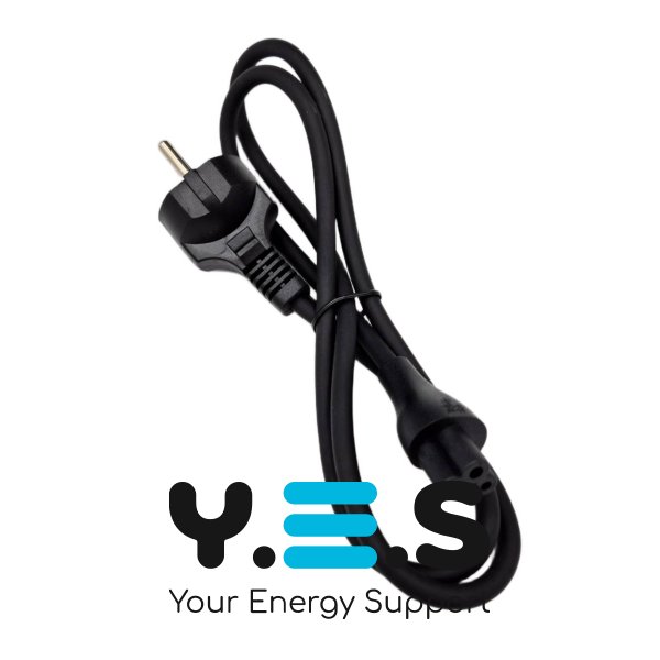 Кабель живлення для ноутбука AC 220V у потрійний роз’єм G4th (клевер/мікімаус), 1 м