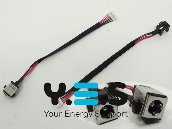 Розʼєм живлення для ноутбука ASUS K55, K55DE, K55N, U57, U57A 5.5×2.5 з кабелем
