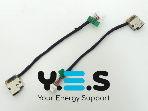 Розʼєм живлення для ноутбука HP 15-AC, 15-AF, 15-AY, 15-BA, 15-BN (4.5*3.0+Pin) з кабелем 185мм