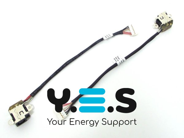 Розʼєм живлення для ноутбука HP DV6-6000, DV7-6000 Series 7.4×5.0 (центр. пін), з кабелем