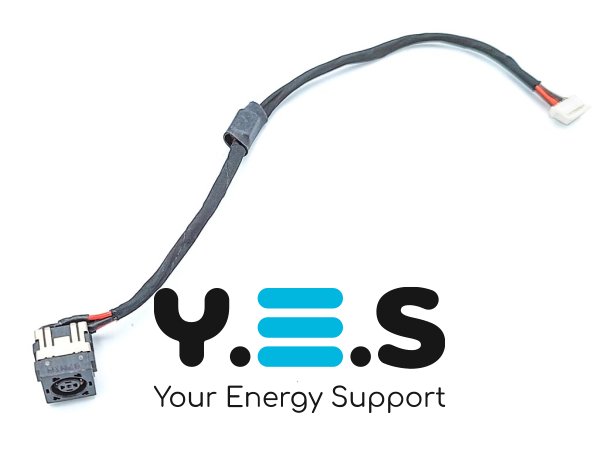 Розʼєм живлення PJ814 для Dell Latitude E6520 020NP9 (7.4×5.0, центральний пін) з кабелем