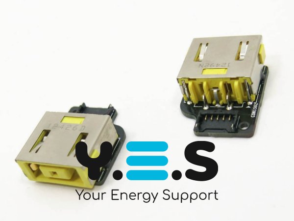 Розʼєм живлення Lenovo Yoga 11/11S (11S-5938, 11S-59385433) USB+pin з платою