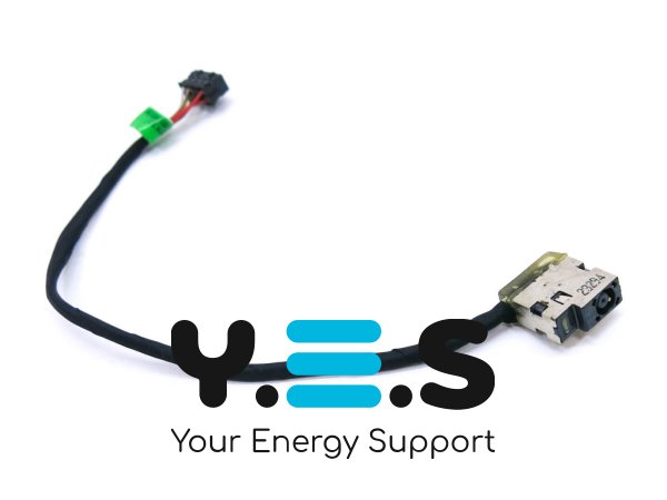 Роз’єм живлення ноутбука HP Pavilion 14-E, 15-E, 250 G3 (719318-YD9) 4.5×3.0+Pin, кабель