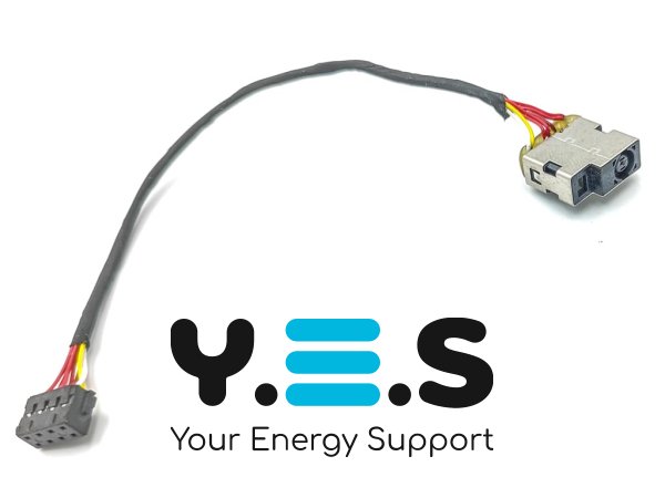 Розʼєм живлення DC Jack для HP 250/255 G2/G3, 15-G/15-R, TouchSmart 11-E (4.5×3.0+Pin)