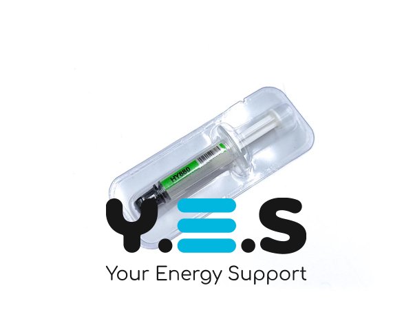 Термопаста Halnziye HY880 карбонова Gray, шприц 1 г, 5.15 Вт/м·К, опір 0.004 с/Вт