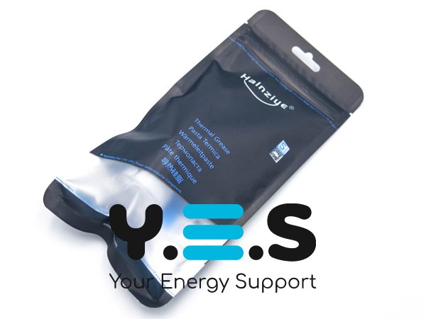 Термопаста Halnziye HY-P11 карбонова, сіра, 10 г, теплопровідність 11.8 Вт/м·К