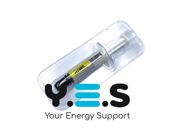 Термопаста Halnziye HY885 карбонова сіра, шприц 1 г, 7.15 Вт/м·К, опір 0.0014 °C/Вт