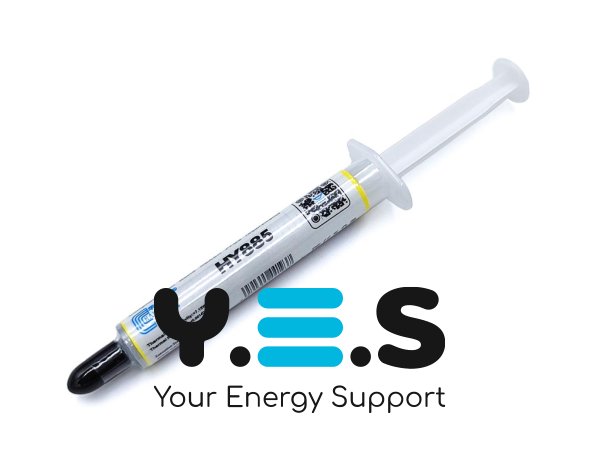 Термопаста Halnziye HY885-TU, карбонова сіра, шприц 4 г, 7.15 Вт/м·К, Rth 0.0014 °C/Вт