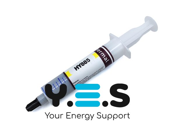 Термопаста Halnziye HY885-TU карбонова Gray, шприц 20 г, 7.15 Вт/м*К, 0.0014 °C/Вт