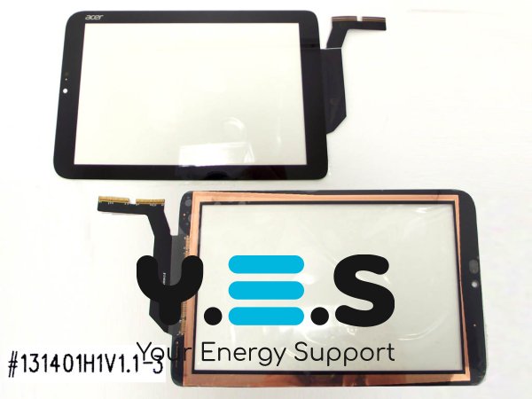 Тачскрін (сенсорне скло) для Acer Iconia Tab W3 W3-810 8.1" Black Original