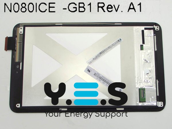 Модуль дисплея ASUS ME180 8.0" Black (матриця N080ICE-GB1 + тачскрін) Original