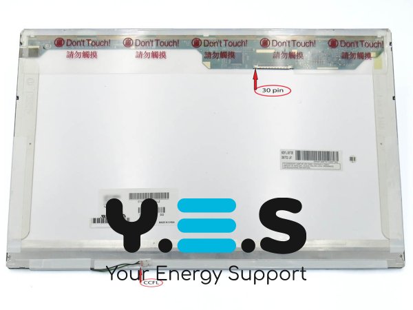 Уцінка! Матриця 17.1" CCFL LG LP171WX2 1440×900, 30pin справа вгорі, глянцева, вертикальна смуга