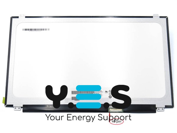 Уцінка! Матриця AUO 15.6" Slim 1366×768 40pin, кріплення верх/низ, глянцева NEW