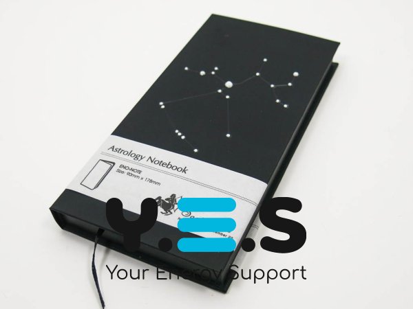 Подарунковий блокнот «Стрілець» (сузір’я зодіаку), 90×180×18 мм, 240 арк., чорний