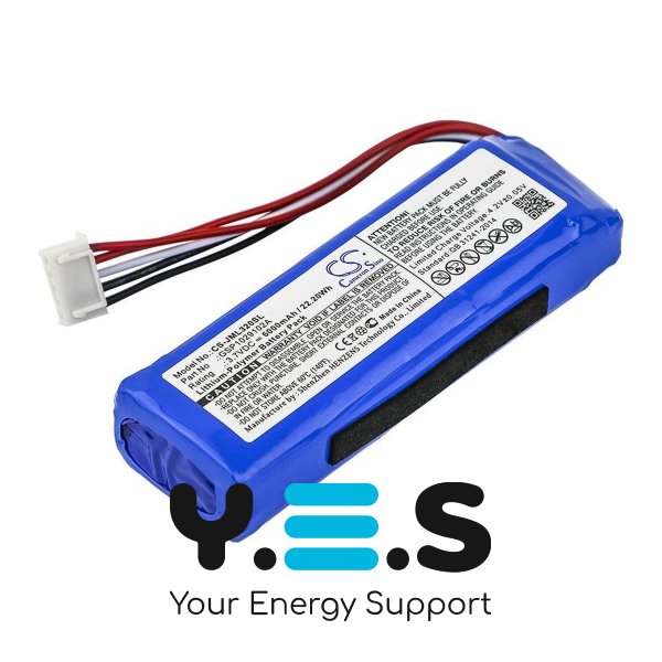 Акумулятор Cameron Sino GSP1029102A (CS-JML320SL) для JBL Charge 3 2016, 6000 mAh