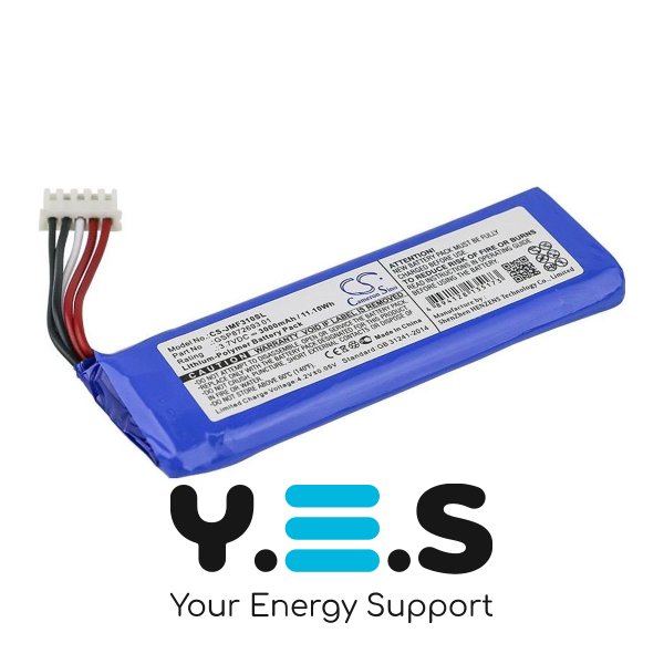 Акумулятор Cameron Sino GSP872693 01 (CS-JMF310SL) для JBL Flip 4, 3000 mAh